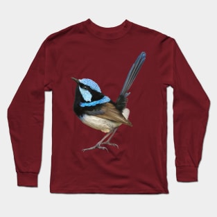 Australian Fairy Wren Long Sleeve T-Shirt